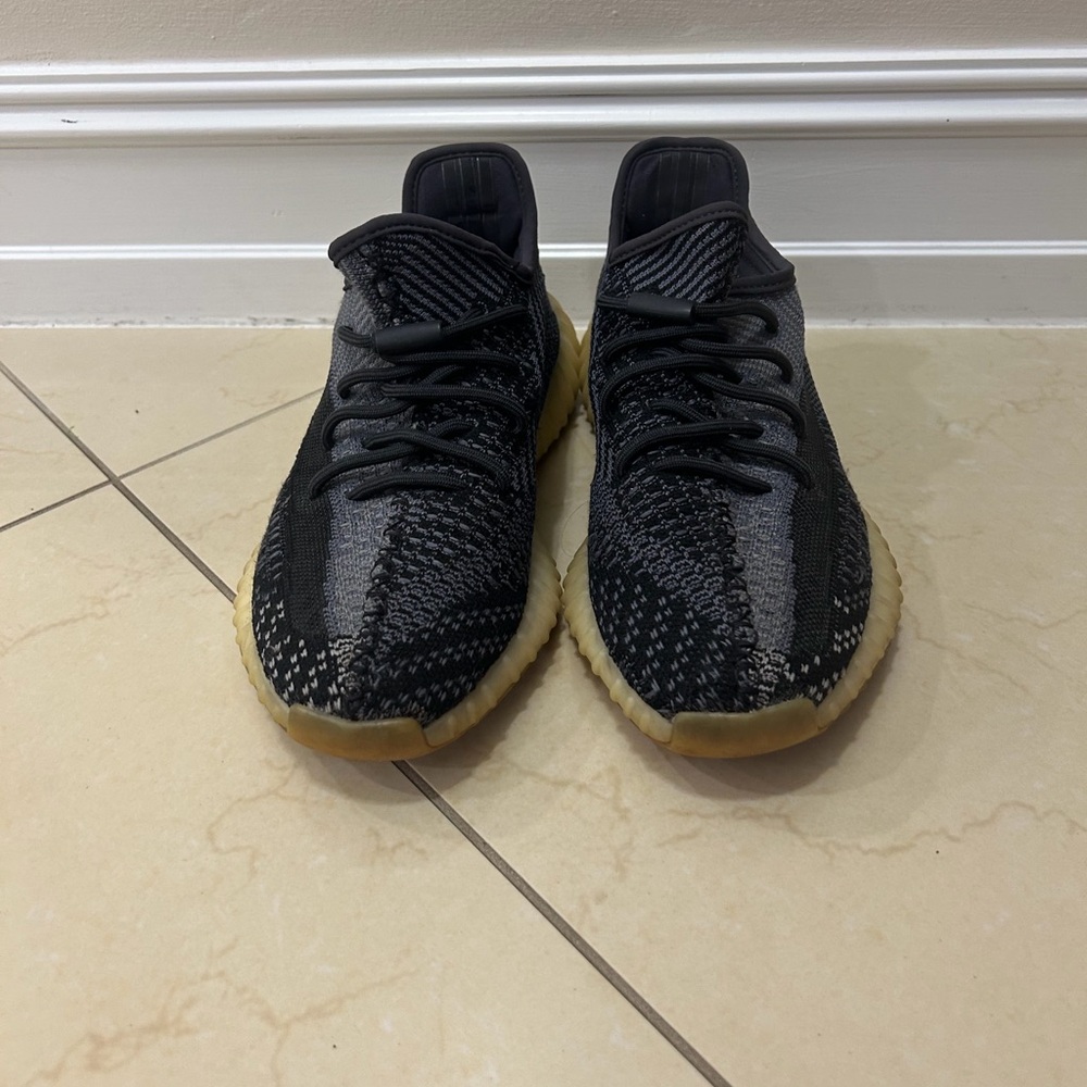 Yeezy Black and Tan Sneakers